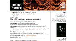 Desktop Screenshot of contortyourself.rca.ac.uk